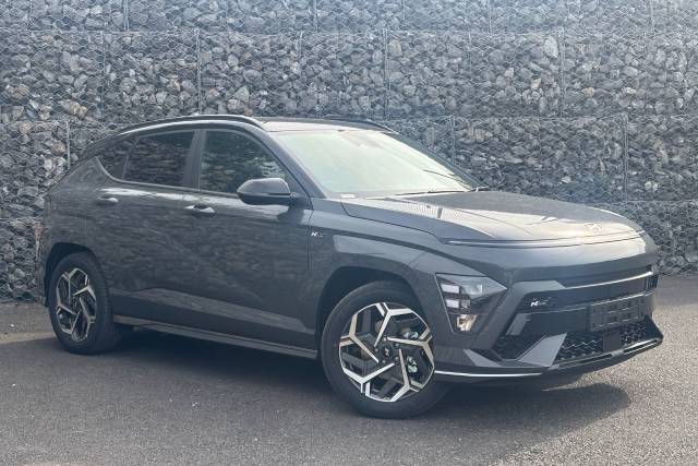 Hyundai Kona N-Line 1.6 Hybrid 129ps 6DCT Hatchback Petrol / Electric Hybrid Ecotronic Grey/abyss Black Roof