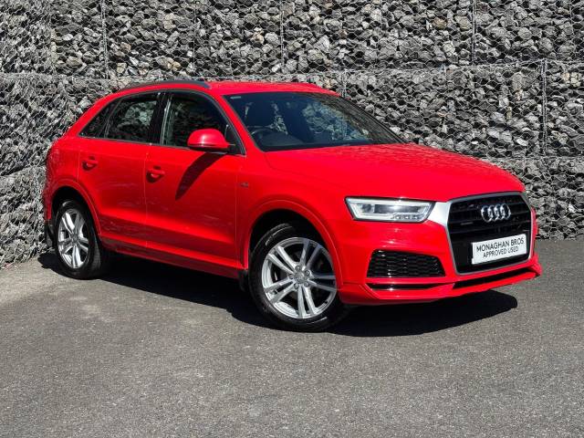 Audi Q3 2.0 TDI Quattro S Line Edition 5dr S Tronic Estate Diesel Red