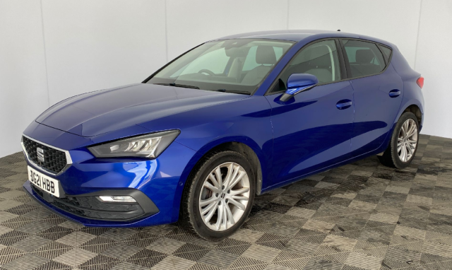 SEAT Leon 1.0 TSI EVO SE Dynamic 5dr Hatchback Petrol Blue