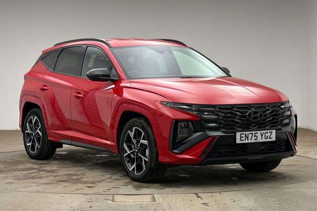Hyundai TUCSON 1.6T 239 Hybrid N Line 5dr Auto Estate Hybrid Red
