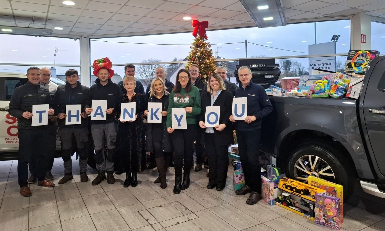 Monaghan Bros showroom converted to festive wonderland for local toy appeal